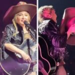 kylie minogue and madonna las vegas concert show perform together for the first time performance video