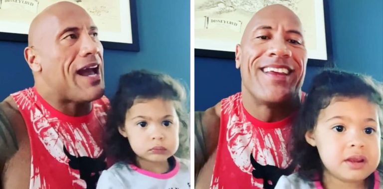 Quarantine Diaries The Rock Sings Along To His Moana Character For His Daughter ‘for The 937th