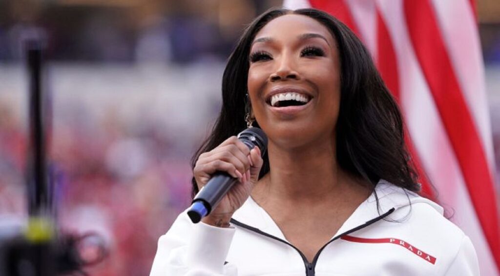 Watch Brandy Performs US National Anthem At NFC Championship Game 2022
