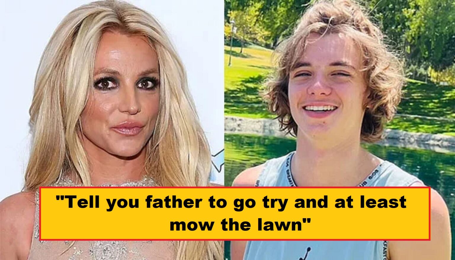 Britney Spears Checks Her Estranged Teenage Son After He Calls Her ‘attention Seeker ‘i Helped